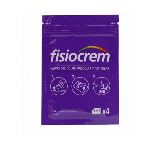 Fisiocrem Parche Active Parche tópico con microcorrientes (caja de 4)