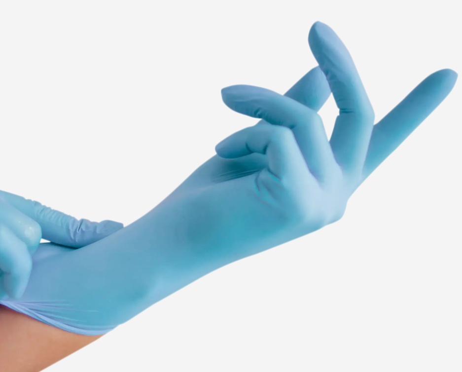 Guantes FLASH de Nítrilo sin Polvo 4,5g. Caja 100u.