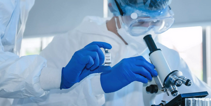 Guantes NITRIFLEX de Nítrilo sin Polvo 3,5g. Caja 100 u.