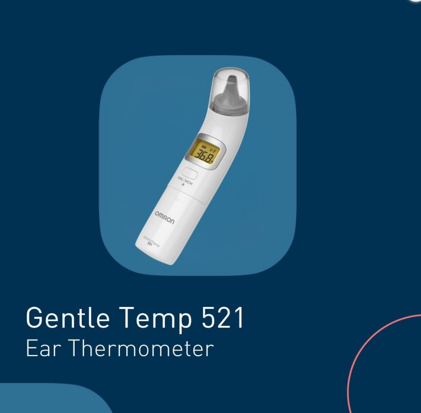 OMRON Gentle Temp 521 Termómetro Digital 3 en 1 Sin Contacto