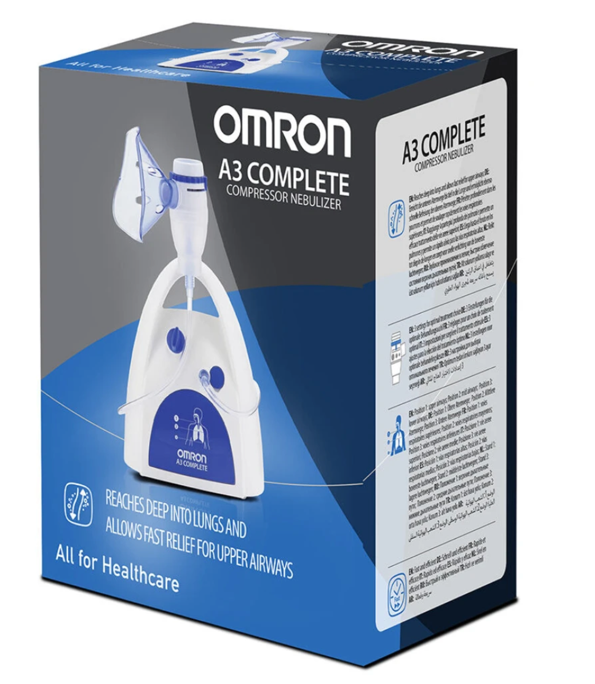 OMRON A3 Complete Nebulizador Ajustable 3 en 1