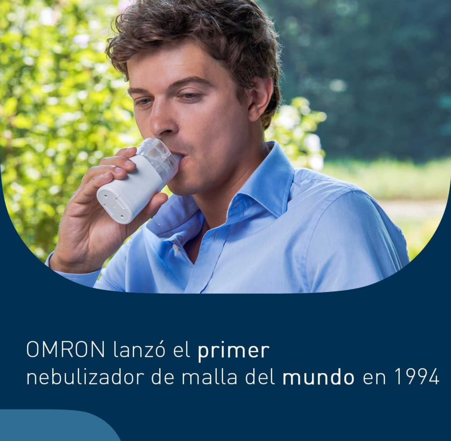 OMRON MicroAir Nebulizador Malla Portátil Silencioso 20dB