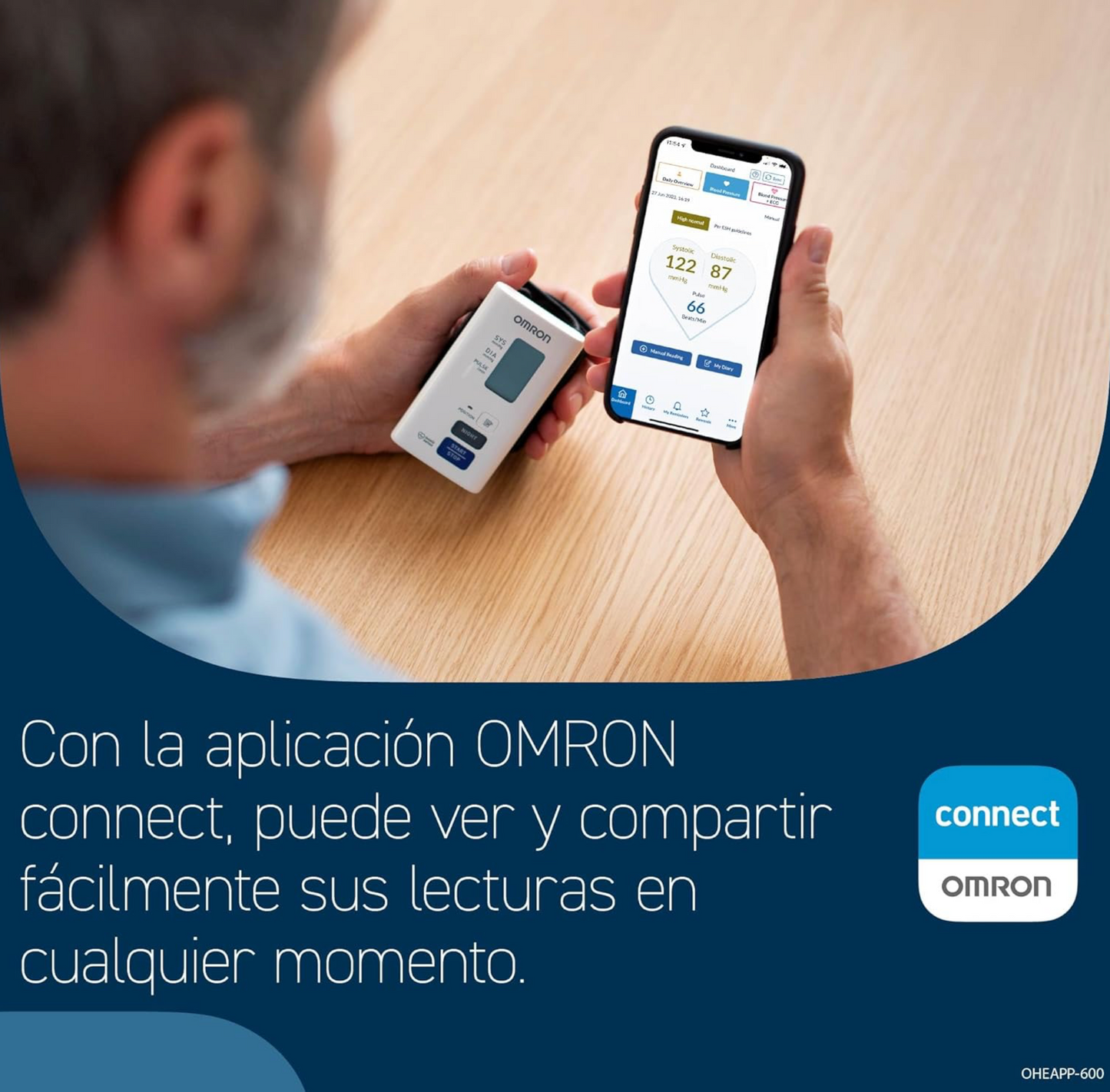 OMRON NightView HEM-9601T Tensiómetro Monitorización 24h Día y Noche