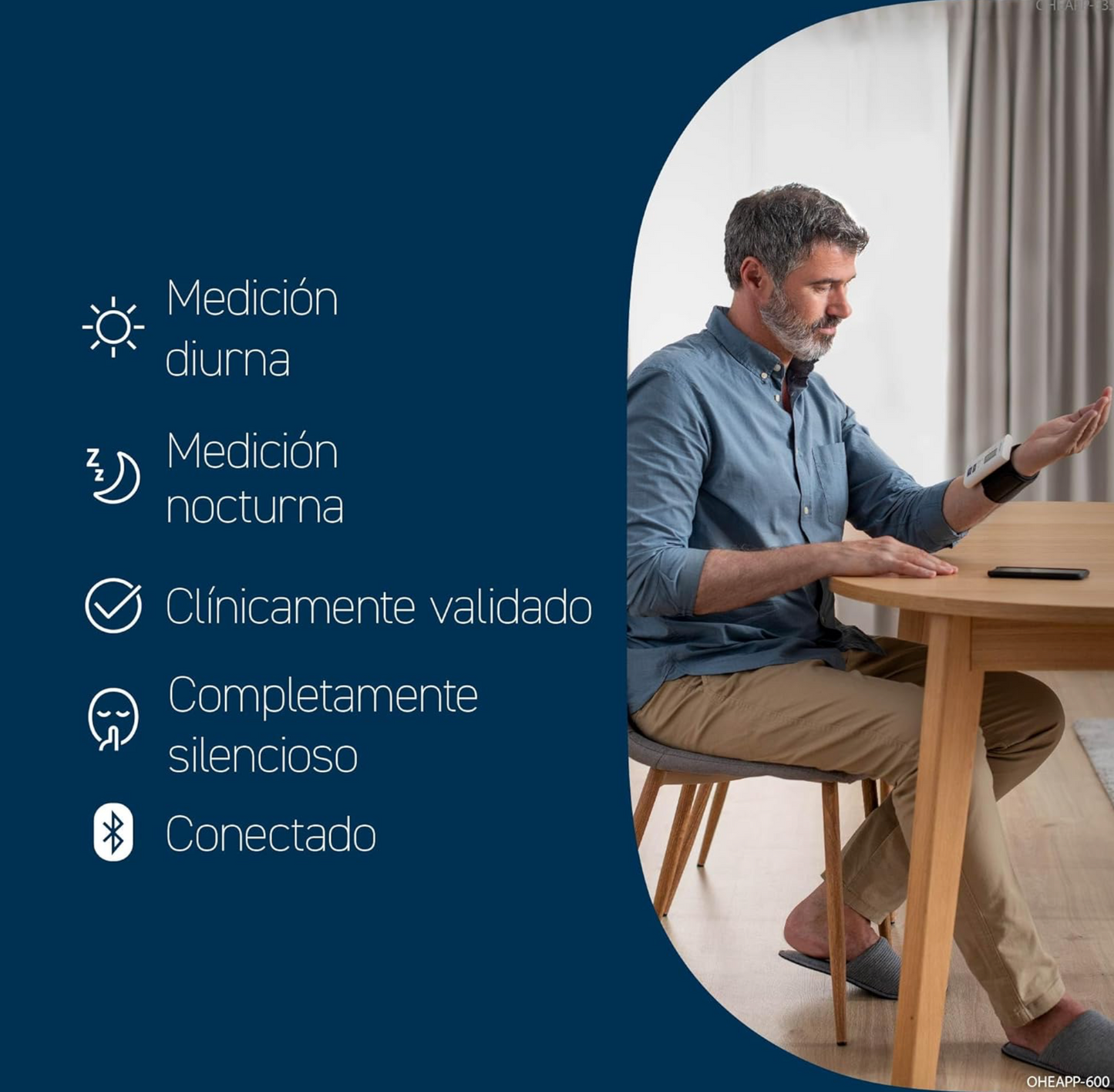 OMRON NightView HEM-9601T Tensiómetro Monitorización 24h Día y Noche