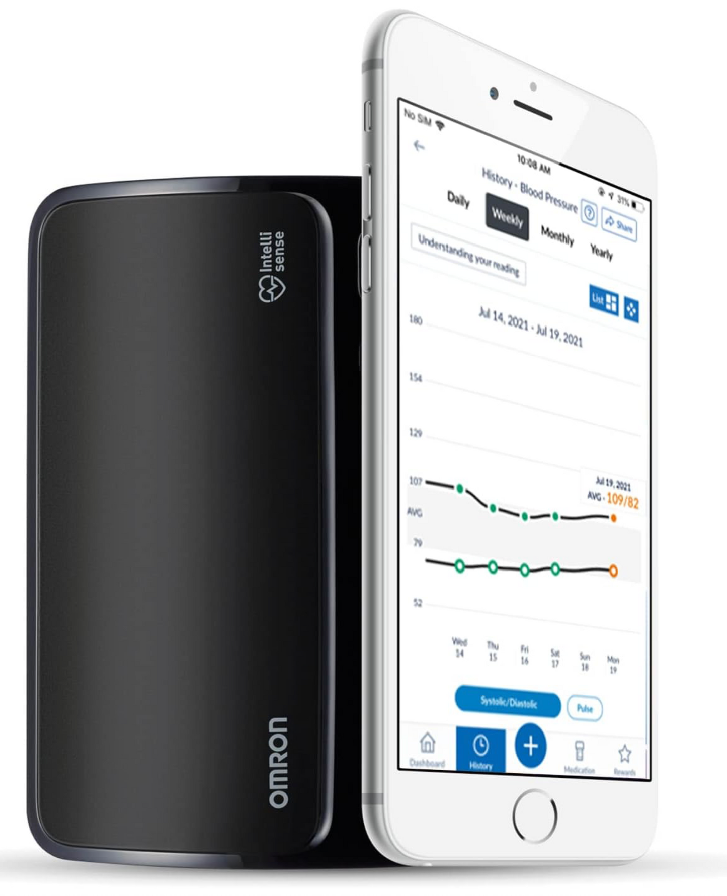 OMRON Evolv Tensiómetro Todo en Uno Sin Cables Bluetooth