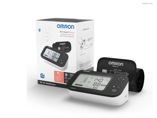 Omron M7 Intelli IT – Tensiómetro de brazo Bluetooth con AFib