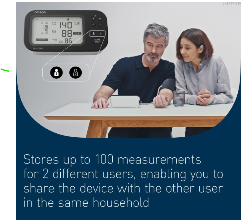 Omron M7 Intelli IT – Tensiómetro de brazo Bluetooth con AFib