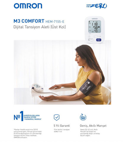 OMRON M3 Comfort Tensiómetro de Brazo Automático