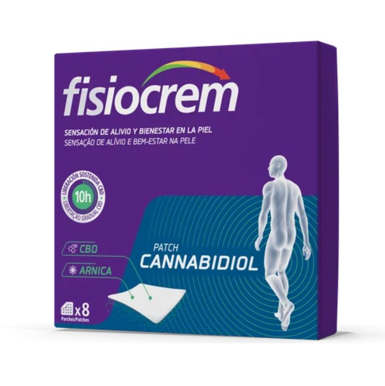 Fisiocrem Patch Cannabidiol (CBD) – Parche tópico de confort local (8 uds)