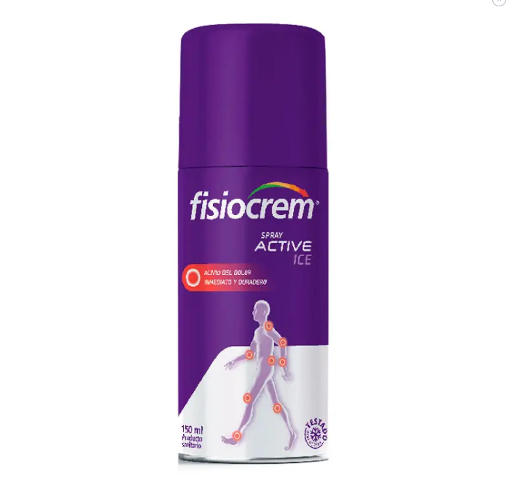 Fisiocrem Spray Active Ice – Spray de efecto frío (150 ml)